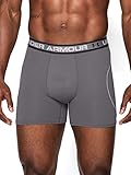 Under Armour Men's UA Iso-Chill Mesh 6 Boxerjock, Graphite/White/Black, XLarge