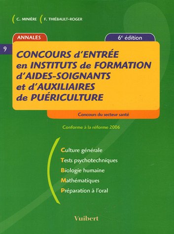 Concours d'entrée en instituts de formation d'aides-soignants et d'auxiliaires de puériculture