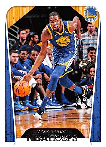 Golden State Warriors 2018 2019 Hoops Basketball Factory Sealed 9 Card NBA Licensed Team Set with Stephen Curry and Kevin Durant Plus