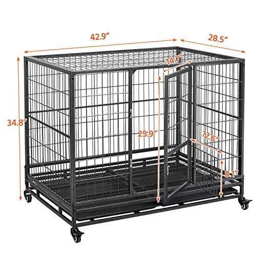 open top dog cage