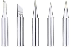 FEITA 900M-T-B/2.4D/I/K/3C Soldering Iron Tips Replacement Accessories Kit for Electronics Solder Station Tools (5-Pieces)