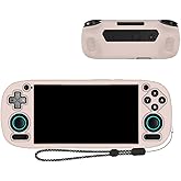 Case Cover for Retroid Pocket 5 Handheld Game Console, Soft Silicone Protector Cover Skin Case for Retroid Pocket 5, Anti-Scratch,Shockproof,White
