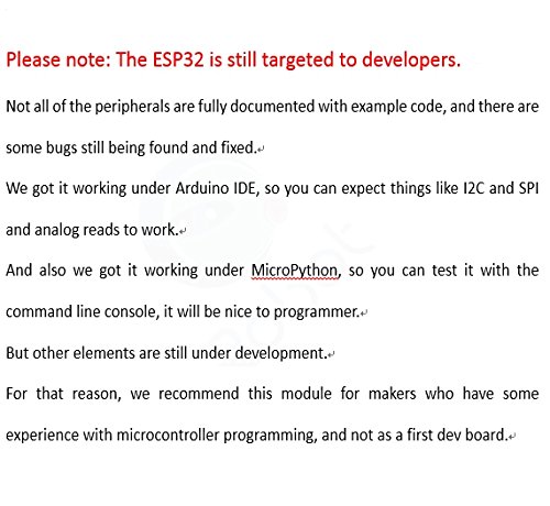 CQRobot ESP32 Development Board - ESP32 Chip, 4 MB of SPI Flash, Tuned Antenna, WiFi/WLAN/Bluetooth Modul, mit 240MHz Dual Core MCU. - Thumbnail 6