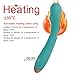 Heating Vibrator 8 Powerful Multi-Speed -100% Waterproof USB Charge G-spot Vagina and Clitoris Vibrating Dildo