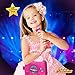 Kids Karaoke Machine with Microphone, Mini Girl Singing Karaoke Machine for Toddler, Kids Age 3-6 - Music & AUX, Stocking Stuffers Toys, Gifts for Girls Ages 3 4 5 6 7 8 9 Year Old