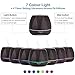 Homeweeks Diffuser, 500ml Colorful Wood Gain Diffuser for Essential Oils, Aroma Essential Oil Diffuser with Adjustable Mist Mode, Auto Off Ultrasonic Diffuser for Home Office（Lasting 8-10/h）thumb 2