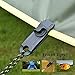 12pcs Tarp Clips, Heavy Duty Lock Grip Clamps Thumb Screw Tent Clip Awning Clamp Set Trap Clips Jaw Tent Snaps Tarps Canopies and Covers Locking Clamp Design for Outdoors Camping Farming Garden Tarps