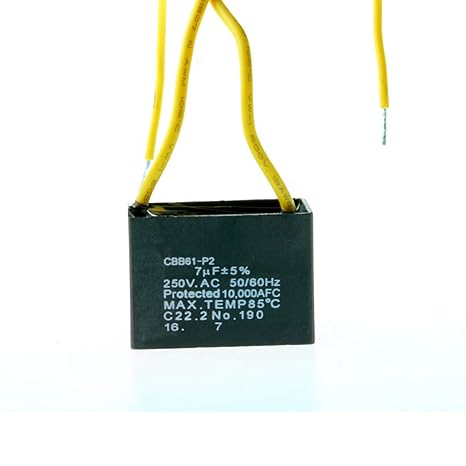 Chuangneng Cbb61 Ceiling Fan Capacitor 7uf 250v Electric Machine