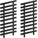 Probrico Flat Black Modern Cabinet Hardware Drawer Handle Kitchen Cupboard T Bar Pull Dresser Knobs Set 76mm/3
