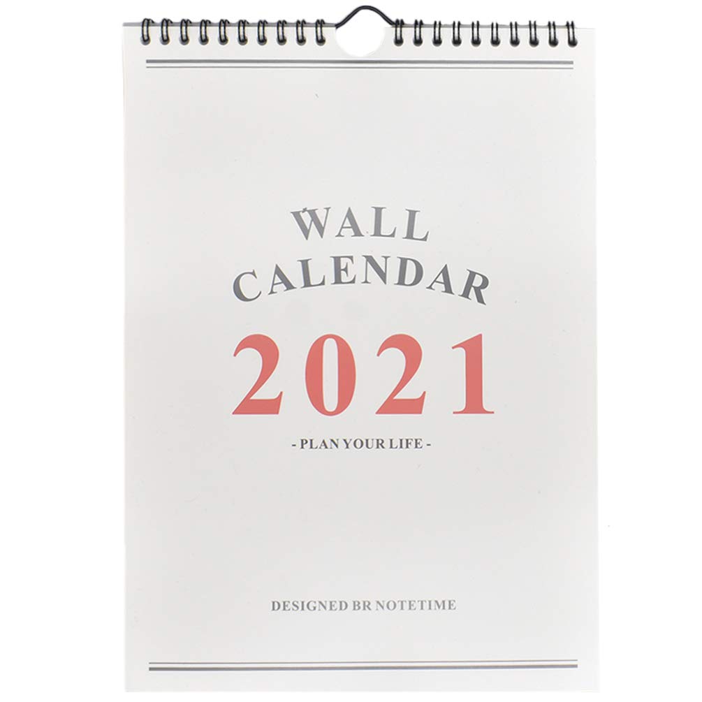 TOYANDONA 2020-2021 Wall Calendar, 16 Months Monthly Calendar,Sep 2020-Dec 2021,Planner Schedule Wall Hanging Calendar for Home Office School(Simple)