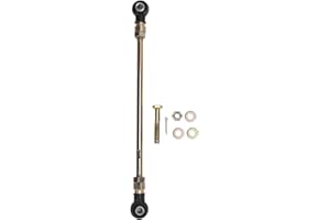 Srliya Tie Rod End Set, Steel Alloy Tie Rod Ball Joint Kit Steering Shaft Assembly with Sealed Sleeve and Chromed Surface, fo