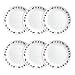 Corelle Livingware Lunch Plates (6 Pack), Nordic Blue