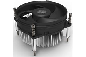 TOPTEKITS Cooler Master i30 CPU Cooler - 92mm Low Noise Cooling Fan & Heatsink (RH-I30-26FK-R1)- for Intel Socket LGA 1150/1151 / 1155/1156 (i30)