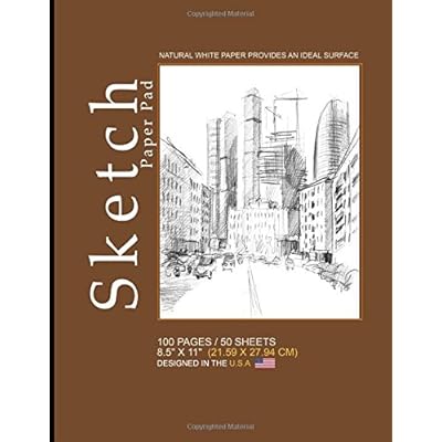 Sketch Paper Pad: Blank Sketch Pad Notepad, 8.5