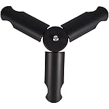 Mini Tripod Stand for Selfie Stick, Desktop Tabletop Stand Tripod with 1/4 Inch Thread Mount for Smooth Q/Smooth 4/for Feiyu/for OSMO Mobile 2 Gimbal Stabilizer and All Cameras