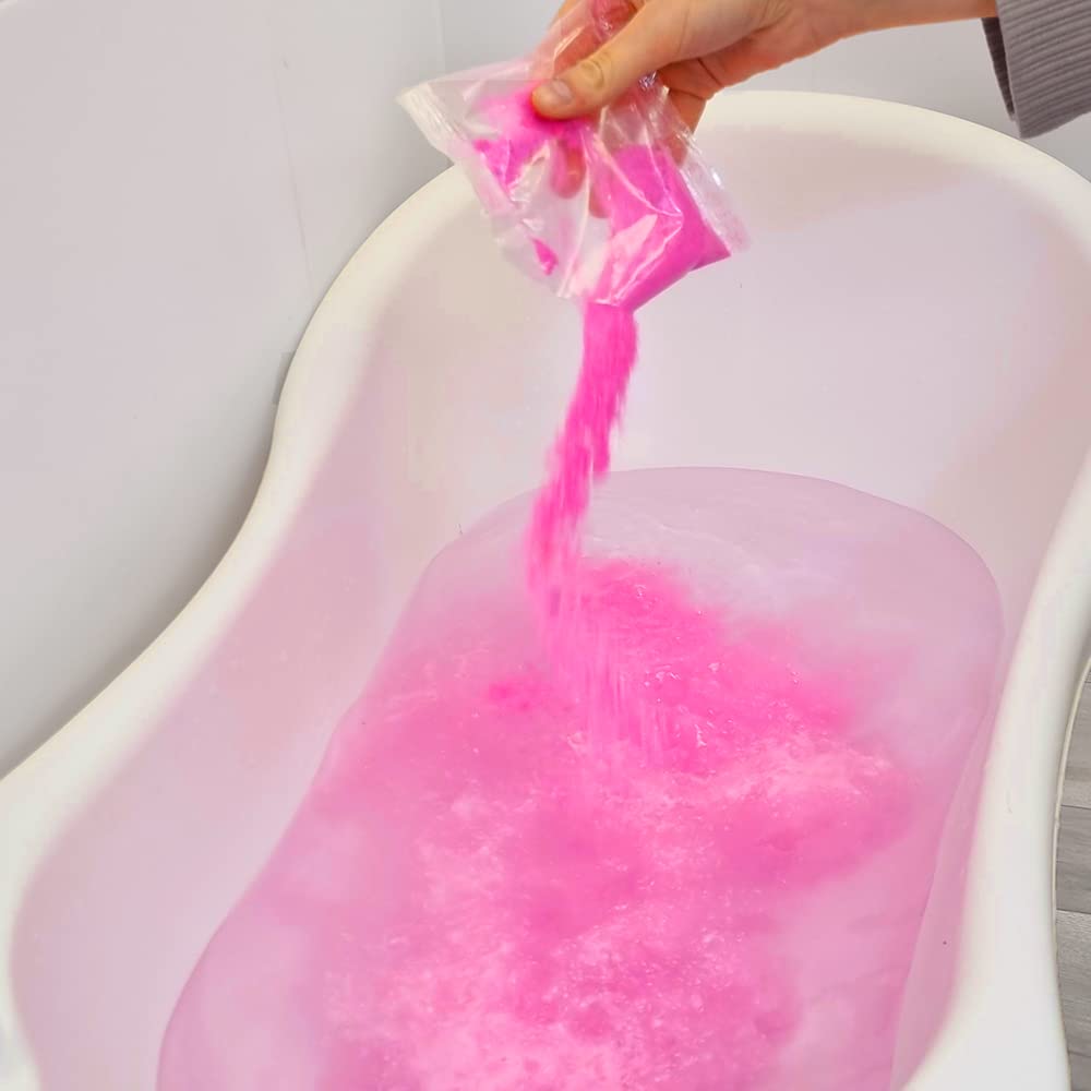 Unicorn Baff Dust 2 Bath Pack and 2 x Unicorn Figures from Zimpli Kids, Bath Soak for Children, Moisturising Dry Skin, Pocket Money Bath Toy, Fizzing Bath Bomb Powder, Vegan Friendly & Cruelty Free