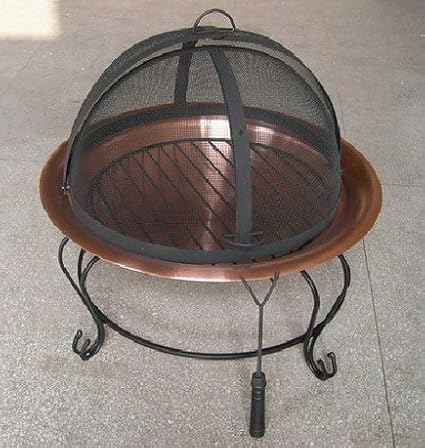 New 30 Copper Fire Pit Firepit Firebowl Screen Amazon Co Uk
