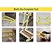 Template Tool, Ideske Premium Multi-Angle Measuring Ruler for DIY, Carpenters, Craftsmen
