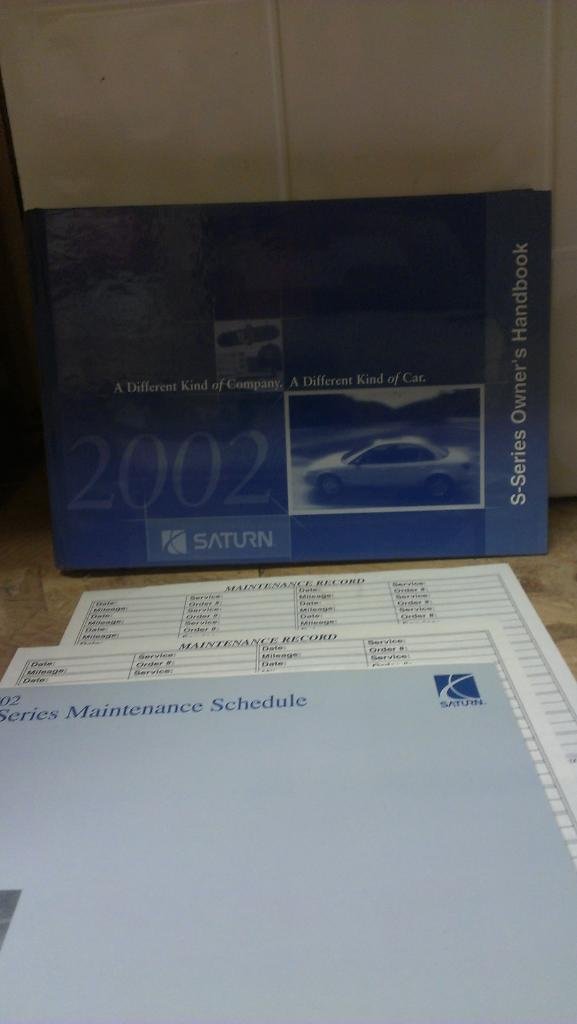 2002 Saturn S Series Owners Manual Amazon Com Books