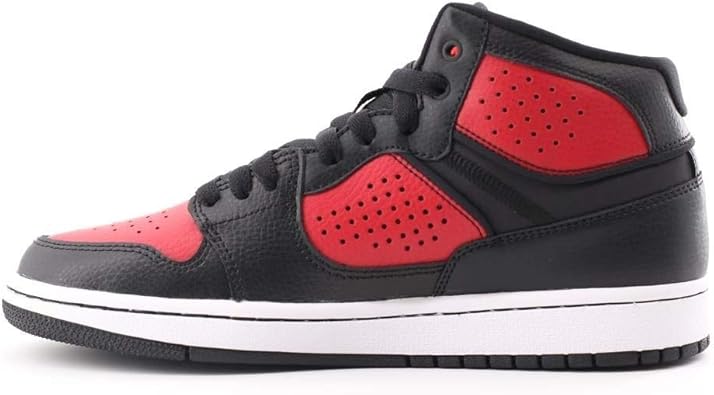 jordan access black and red