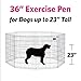MidWest Homes for Pets Dog Exercise Pen & Playpen, 24