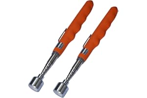 HARDK 2 PCS Telescoping Magnetic Pick Up Tool Extendable 31" 20 lb Telescopic Magnet Stick Extends Tool -Dad Gifts for Men/Boyfriend/Papa/Grandfather,Birthday Christmas Gifts for Men Who Have Everything