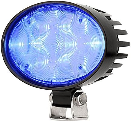 Xinruilai 12W Blue Point Led Work Light,LED 4pcs 3wForklift Spotlight IP68 Waterproof,Rugged Die Cast Aluminum Housing,12 Months Warranty(Blue)