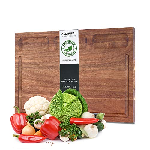 Multipurpose Thick Organic Acacia Wood Cutting Board Large