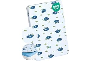 BRITEVO Pack and Play Mattress 38" x 26", Portable Playard Mattress Soft Firm Breathable Comfort Premium Foam Baby Mattresses for Pack N Play Playpen (Physalis Alkekengi)