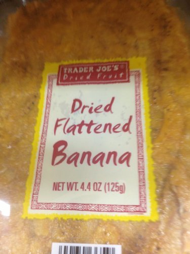 Trader Joe's Dried Flattened Banana (Pack of 3) by Trader Joe's