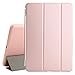 BESDATA Ultra Thin Magnetic Smart Cover (Wake/Sleep Function) & Clear Back Case for iPad Mini 2 / Mini 3 (with Retina Display) + Screen Protector + Cleaning Cloth + Stylus (Rose Gold)