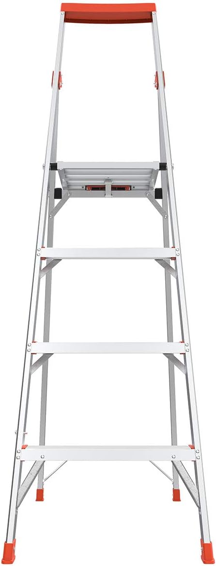 Little Giant Ladders, Flip-N-Lite, 6-Foot, Stepladder, Aluminum, Type 1A, 300 lbs Rated (15270-001) - - 