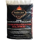 Lumber Jack Competition Blend Maple-Hickory-Cherry BBQ Grilling Pellets – 20 lbs.