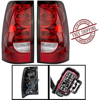 Amazon.com: 2004-2007 (2005 2006 04 05 06 07) Chevy Silverado Tail