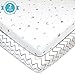 American Baby Company 2 Pack 100% Natural Cotton Fitted Mini Crib Sheets 38