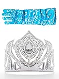 Little Adventures Ice Princess Silver Crown & Glove Set for Girls - One-Size (3+ Yrs)
