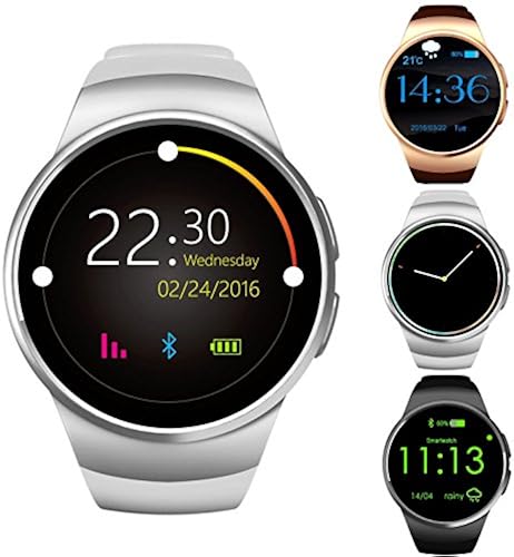 GPCT Bluetooth [Android/iOS] Touch Screen [Water Resistant]  Workout/Sleep/Heart Rate Monitor [Smart Watch] for iPhone Plus/7/6s  Plus/6s/6/5, Galaxy