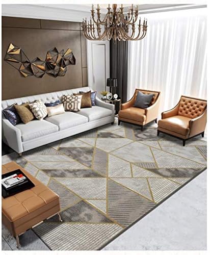 Home Designer Carpet Contemporary Multi Functional Gray Living Room Sofa Bedroom Large Area Rug Nordic Style Quality Modern Minimalist Squared Design Hand Carved Soft Unbeatable Deal 160 230cm Buy Online At Best