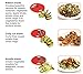 Gourmia GSS9210 Spiral Slicer Vegetable Spiralizer Includes 3 Interchangeable Slicing Blades Great for Veggie Spaghetti, Pasta, Salad, Potatoes & More Striking Red Finish, BPA free