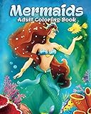 Mermaids: A Mermaid Coloring Book for Adults Featuring Beautiful Mermaids and Relaxing Ocean Scenes by Coloring Book Cafe