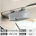 HOLDCY Sunglass Clip Holder for Car Sun Visor,Eye Glasses Storage Box - Automotive Accessories Leather 1Pcs Apply to All Car Models (Red)