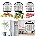Pressure Cooker Accessories 6 Quart 8 Qt Works with Instant Pot, Steamer Basket Springform Pan Egg Trivet Silicone Mitts Cookbook Magnets Receipt, SS304 Stainless, Compatible with Instapot Duo 6 Qt