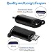 IPEAK Micro USB to USB C Adapters 4Pack, Micro USB Male to Type C Female Data & Charging Converter with Keychain fit Android Samsung Galaxy S7 S6 Edge Note 5 LG G4 Nexus 5/6 More