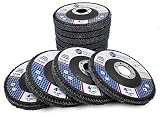 4.5" x 7/8" Premium High Density Jumbo Zirconia Flap Disc - 10 Pack (Mixed Pack)