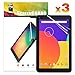 TabSuit Screen Protector Ultra-Clear of High Definition (HD)-3 Pack Compatible with Dragon Touch V10 Tablet