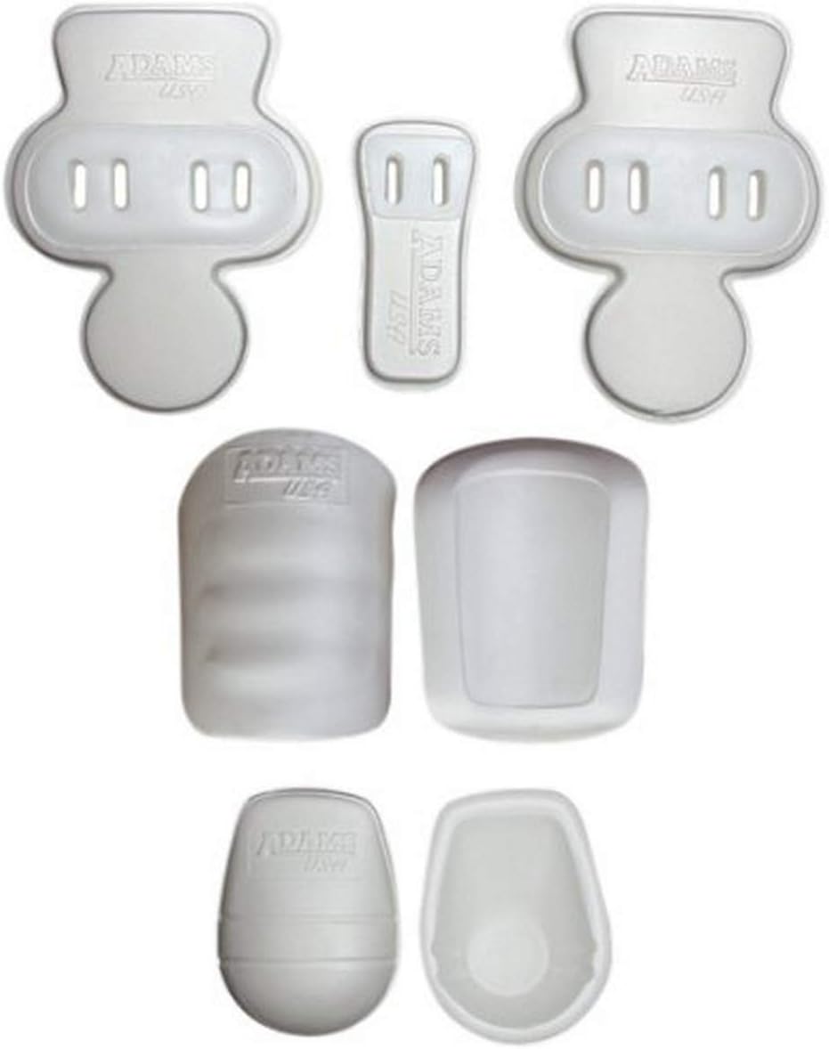 ADAMS USA Tuff Light Varsity Pad Set with Slots (7-Piece) : Sports & Outdoors