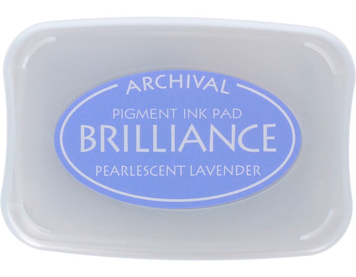Tsukineko Brilliance Ink Pad, Pearlescent Lavender,BIP37