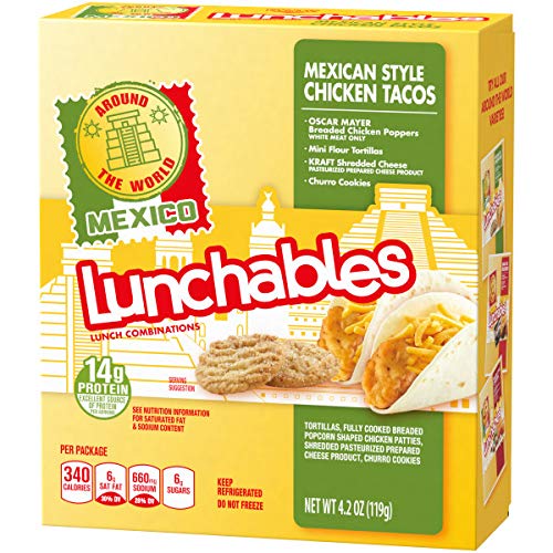 2 Lunchables+Around+World+Mexican+Chicken