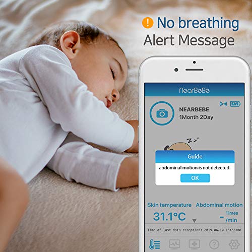 Nearbebe Care Infant, Baby Safety Monitor Live Tracks, Alert on No