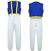 Bvxmsel Mens Toad Costume Adults Waistcoat Vest Pants Halloween Cosplay Outfit Fancy Dress Up